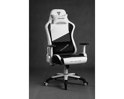 Ігрове крісло SENSE7 Spellcaster XL Senshi, біле