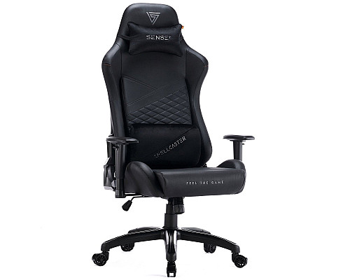Ігрове крісло SENSE7 Spellcaster XL Senshi, чорний
