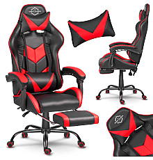 Крісло ігрове Sofotel Cerber чорно-червоне