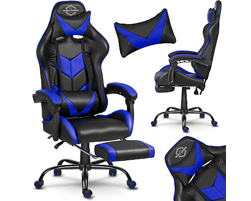 Крісло ігрове Sofotel Cerber чорно-синє