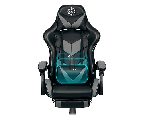 Крісло ігрове Sofotel Cerber чорно-сіре