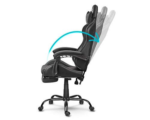 Крісло ігрове Sofotel Cerber чорно-сіре