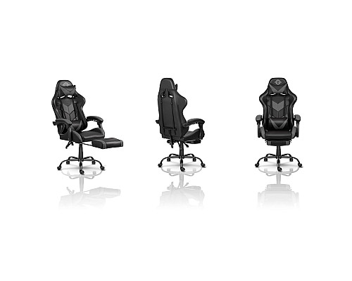 Крісло ігрове Sofotel Cerber чорно-сіре