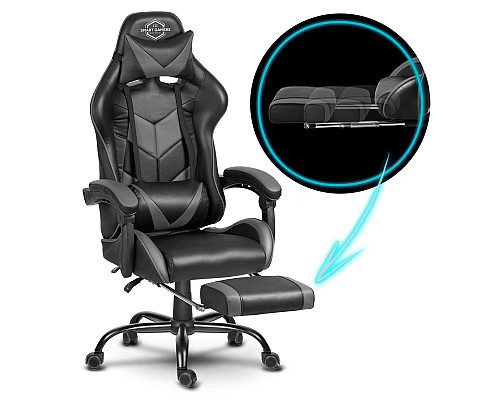 Крісло ігрове Sofotel Cerber чорно-сіре