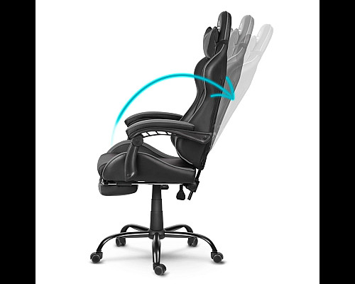 Крісло ігрове Sofotel Cerber чорно-сіре