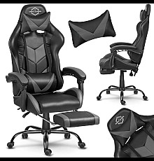  Крісло ігрове Sofotel Cerber чорно-сіре