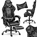 Крісло ігрове Sofotel Cerber чорно-сіре