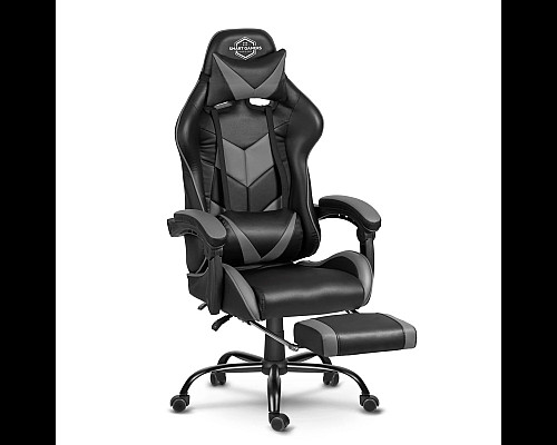 Крісло ігрове Sofotel Cerber чорно-сіре