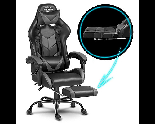 Крісло ігрове Sofotel Cerber чорно-сіре