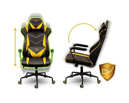 Крісло ігрове Sofotel Blitzcrank 2592 жовте
