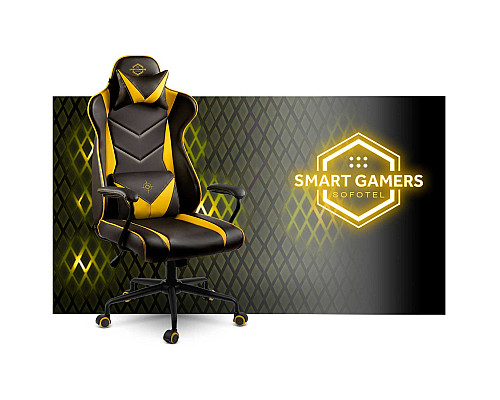 Крісло ігрове Sofotel Blitzcrank 2592 жовте