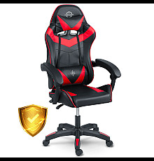 Крісло ігрове Sofotel Draknor чорно-червоне