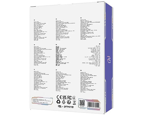 Миша ігрова бездротова Proove Gaming Rate Special Edition чорно-фіолетова