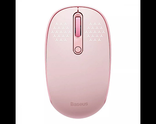 Миша бездротова Baseus F01B Tri-Mode рожева
