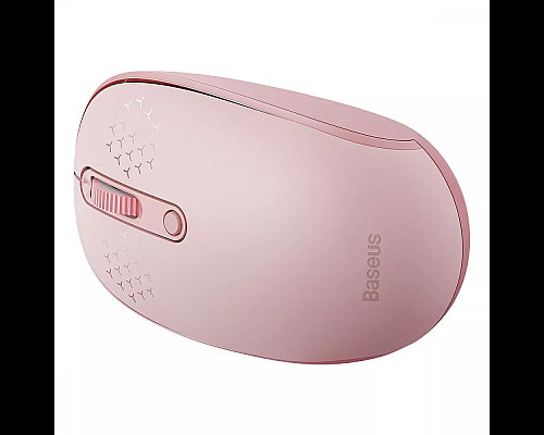 Миша бездротова Baseus F01B Tri-Mode рожева