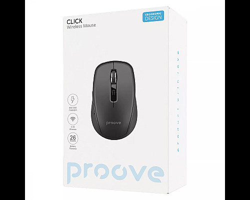 Миша бездротова Proove Click чорна