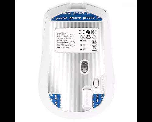 Миша бездротова Proove Comet біла