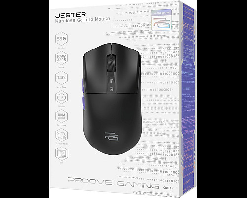 Миша ігрова бездротова Proove Gaming Jester 8K black