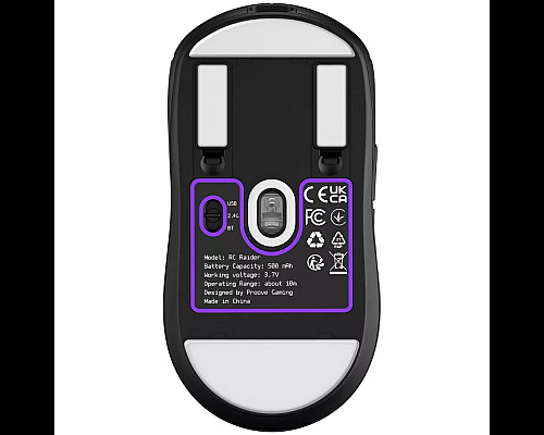 Миша ігрова бездротова Proove Gaming RC Raider 8K чорна