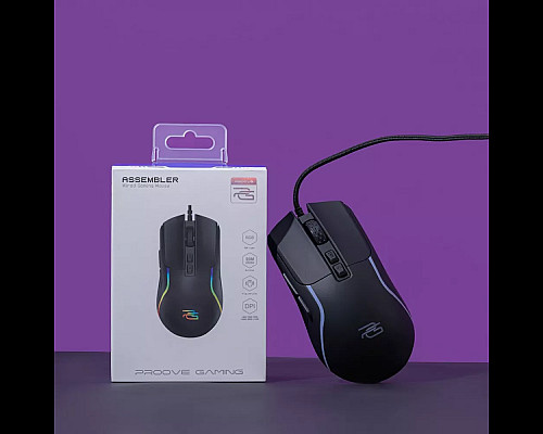 Миша ігрова дротова  Proove Gaming Assembler чорна