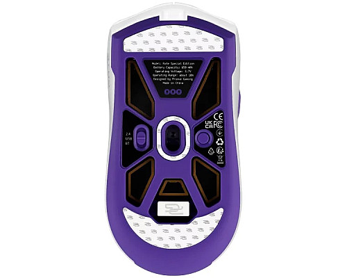Миша ігрова бездротова Proove Gaming Rate Special Edition біло-фіолетова