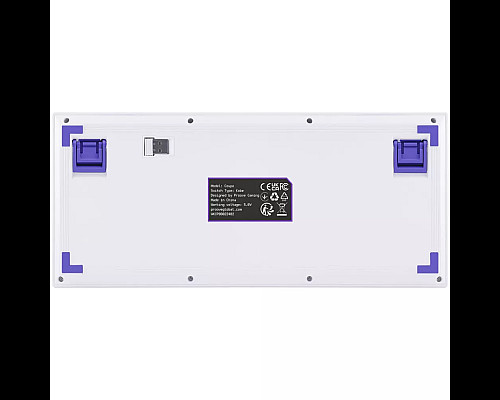 Клавіатура ігрова бездротова Proove Gaming Coupe біло-фіолетова