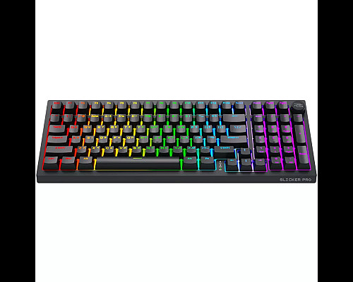 Клавіатура ігрова бездротова Proove Gaming Slicker Pro чорна