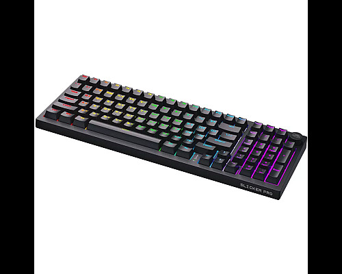 Клавіатура ігрова бездротова Proove Gaming Slicker Pro чорна