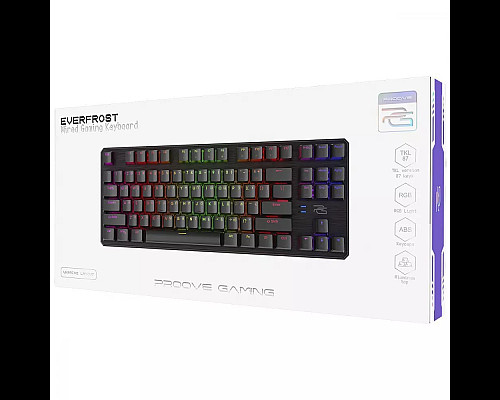 Клавіатура ігрова механічна Proove Gaming Everfrost чорна