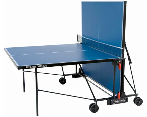 Стіл тенісний Garlando Progress Outdoor C-163E, синій Стіл тенісний Garlando Progress Outdoor C-163E, синій