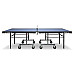 Стіл тенісний професійний Joola World Cup 25 ITTF, синій