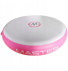 Мат гімнастичний  MASTER 100 x 20 cм, біло-рожевий