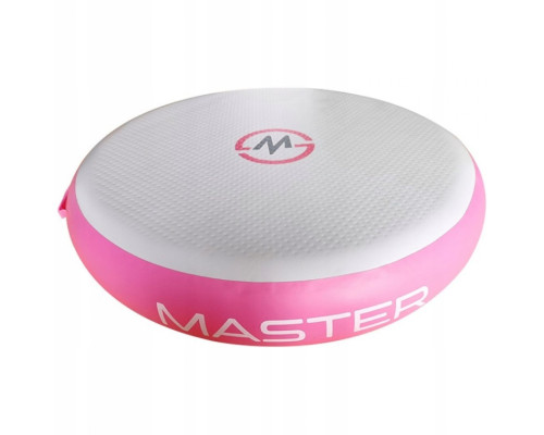 Мат гімнастичний  MASTER 100 x 20 cм, біло-рожевий