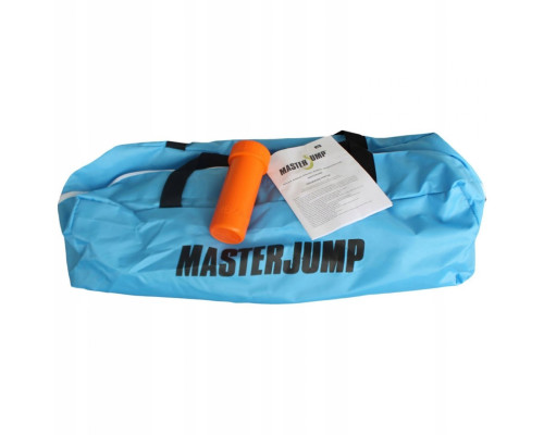 Мат гімнастичний  MASTER 100 x 20 cм, біло-рожевий