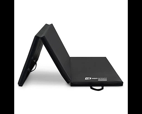 Мат гімнастичний Hop-Sport HS-095FM, 183 х 90 х 5 см, чорний