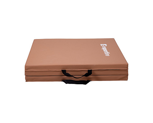 Мат гімнастичний inSPORTline Trifold, 195 x 90 x 5 см, коричневий