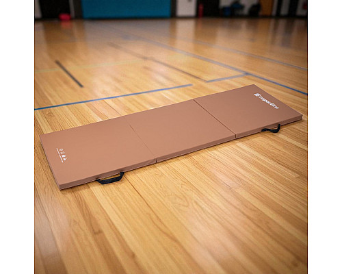 Мат гімнастичний inSPORTline Trifold, 195 x 90 x 5 см, коричневий