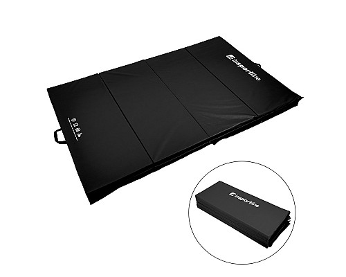 Мат гімнастичний inSPORTline Kvadfold, 200 x 120 x 5 см, чорний