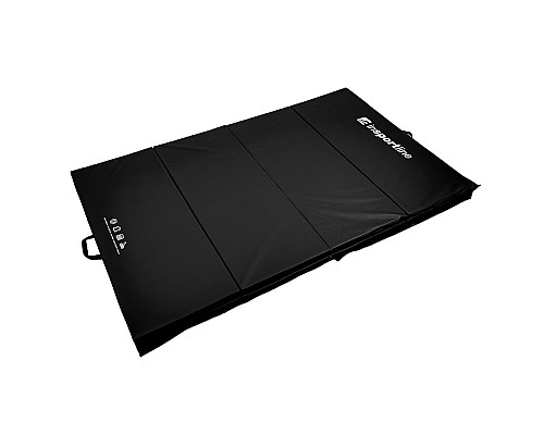 Мат гімнастичний inSPORTline Kvadfold, 200 x 120 x 5 см, чорний