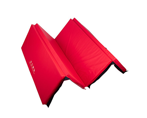 Мат гімнастичний inSPORTline Kvadfold, 200 x 120 x 5 см, червоний
