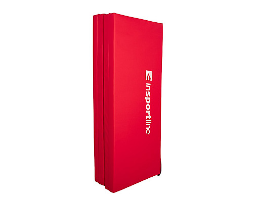 Мат гімнастичний inSPORTline Kvadfold, 200 x 120 x 5 см, червоний