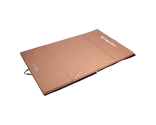 Мат гімнастичний inSPORTline Kvadfold, 200 x 120 x 5 см, коричневий