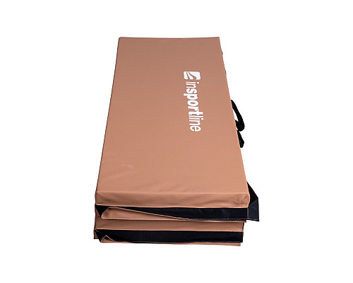Мат гімнастичний inSPORTline Kvadfold, 200 x 120 x 5 см, коричневий