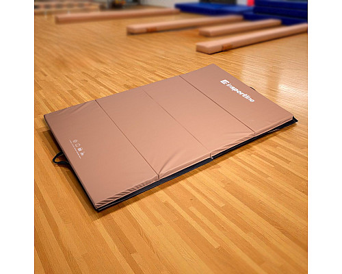 Мат гімнастичний inSPORTline Kvadfold, 200 x 120 x 5 см, коричневий