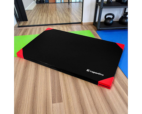 Мат гімнастичний inSPORTline Munakor T60, 200 x 120 x 10 см, чорний