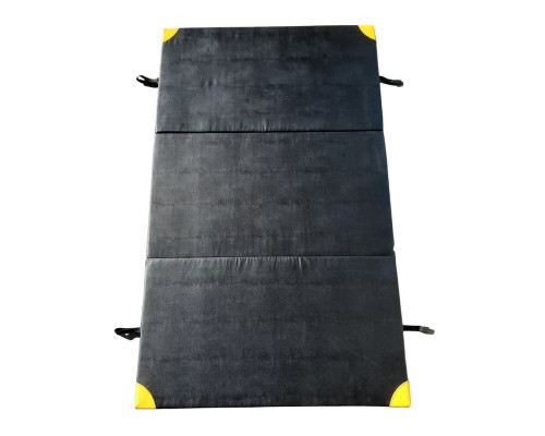 Мат гімнастичний MASTER PE, 200 x 120 x 5 см, чорний
