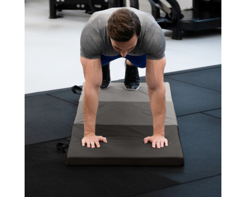 Мат гімнастичний Gymtek 5 см сірий