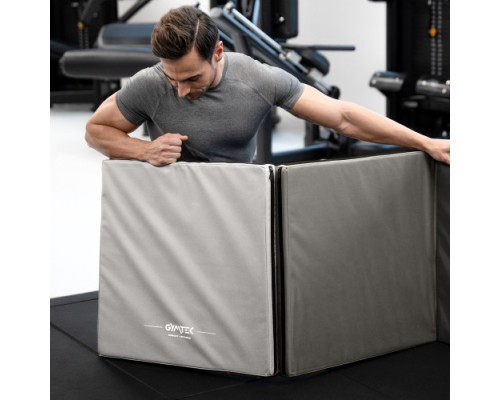 Мат гімнастичний Gymtek 5 см сірий