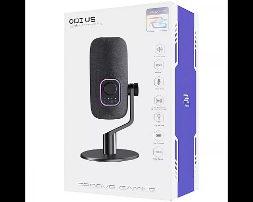 Мікрофон ігровий дротовий Proove Gaming Odius чорний