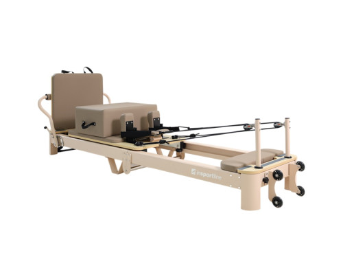 Pilates Reformer inSPORTline Comfolder EVO, бежевий
